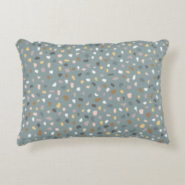 テラゾモダンーパターンソフトニュートラル アクセントクッション