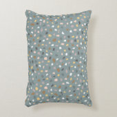 テラゾモダンーパターンソフトニュートラル アクセントクッション (正面(垂直))