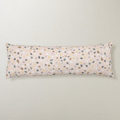 テラゾモダンーパターンソフトニュートラル ボディピロー (裏面)