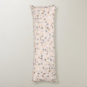 テラゾモダンーパターンソフトニュートラル ボディピロー (裏面 (縦))