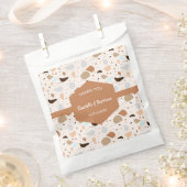 テラゾモダン抽象芸術結婚ズ フェイバーバッグ (クリップ留めされた状態)