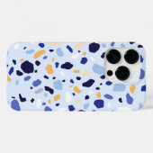 テラゾモダン石のテクスチャパターン Case-Mate iPhoneケース (裏面 (横))