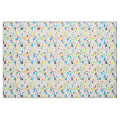 テラゾータイル模様 – ネオン白地 ファブリック (ファットクウォーター)