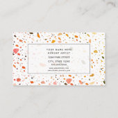 テラッツォはっきりした化粧アーティスト美容師 名刺 (裏面)