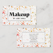 テラッツォはっきりした化粧アーティスト美容師 名刺 (正面/裏面)