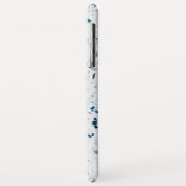 テラッツォエレガントティール(緑がかった色)ブルーグリーンホワイトグレーレトロ Case-Mate iPhoneケース (裏面/左)