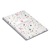 テラッツォパターンピンクアップル先生 ノートブック (右側)