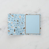 テラッツォモノグラムブルータンブラウン毎日の挨拶 カード (内部)