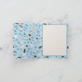 テラッツォモノグラムブルータンブラウン毎日の挨拶 カード (内部)