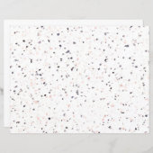 テラッツォレトロホワイトブラックピンクヴィンテージパターン (正面/裏面)