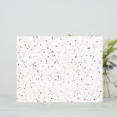 テラッツォレトロホワイトブラックピンクヴィンテージパターン (スタンド正面)