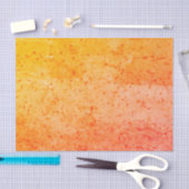 テラッツォレトロリビングコーラルイエローテクスチャパターン 薄葉紙 (クラフト)