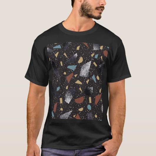 テラッツォヴィンテージ表面デザイン Tシャツ (正面)