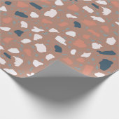 テラッツォ床シームレスパターン。ヴィンテージ石 ラッピングペーパー (角)