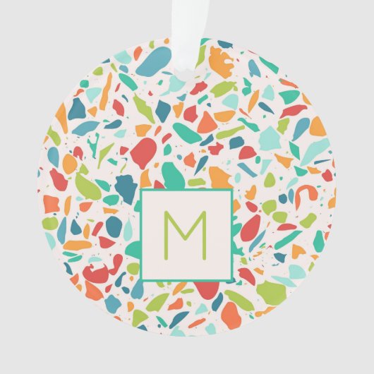 テラッツォ建築カラフルイニシャルデザイナー オーナメント (正面)