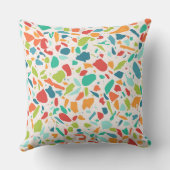 テラッツォ建築カラフルイニシャルデザイナー クッション (裏面)