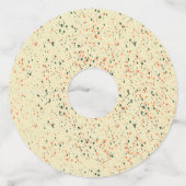 テラッツォ抽象パターン デザイン ワイングラスタグ (正面)