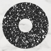 テラッツォ抽象パターン デザイン ワイングラスタグ (正面)