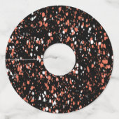 テラッツォ抽象パターン デザイン ワイングラスタグ (正面)