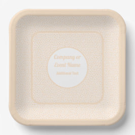 テラッツォ オレンジ ピーチ 大型 スクエア ペーパー プレート