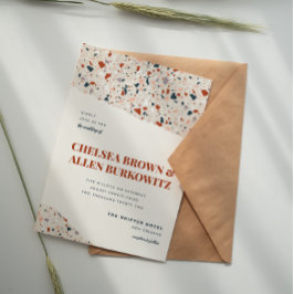 テラッツォ スラブ モダン ウェディング 招待状