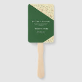 テラッツォ ボールド エスメラルダ マルチカラー アブストラクト ハンドファン (裏面)