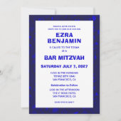 テラッツォ 手描き オーダーメイド バー バット ミツバ 招待状 (正面)