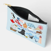 テラノバニューファンドランド アクセサリーポーチ (見開き)