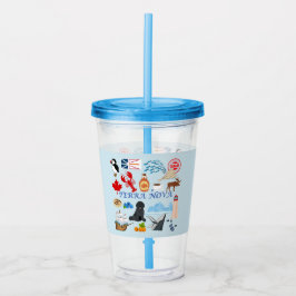 テラノバニューファンドランド アクリルタンブラー