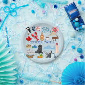 テラノバニューファンドランド ペーパープレート (パーティー)