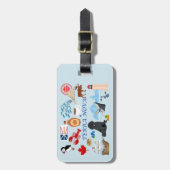 テラノバニューファンドランド ラゲッジタグ (正面縦)