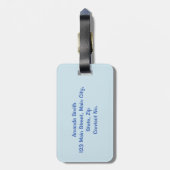 テラノバニューファンドランド ラゲッジタグ (裏面縦)