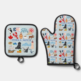 テラノバニューファンドランド 鍋つかみ&鍋敷きセット