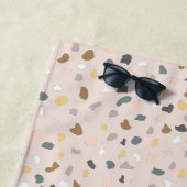 テラパーソナライズされたッツォモノグラム ビーチタオル (インサイチュ)