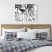 テラビル写真の鉱山と製粉所 キャンバスプリント (インサイチュ (寝室))