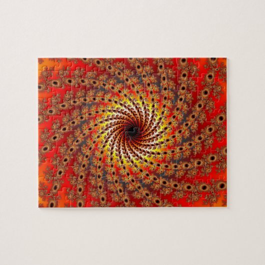 テラピンスピンフラクタルアート ジグソーパズル (横)