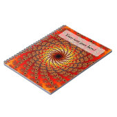 テラピンスピンフラクタルアート ノートブック (左側)