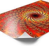 テラピンスピンフラクタルアート フォトプリント            (角)