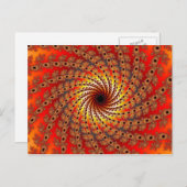 テラピンスピンフラクタルアート ポストカード (正面/裏面)