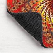 テラピンスピンフラクタルアート マウスパッド (コーナー)