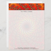 テラピンスピンフラクタルアート レターヘッド (正面/裏面)