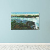 テラピンポイントオブカナダ滝 キャンバスプリント (インサイチュ (ウッドフロア))