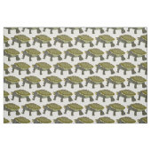 テラピン(白) - アイボリーのリネン生地 ファブリック (ファットクウォーター)
