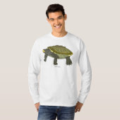 テラピン(白) - メンズ長袖Tシャツ Tシャツ (正面フル)