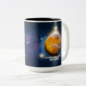 テラフォーミング火星マグ ツートーンマグカップ (正面右)