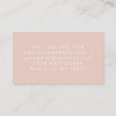 テラモダンコタエレガントプロフェッショナル事業 名刺 (裏面)