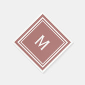 テラモダンコタスタイリッシュモノグラム スタンダードカクテルナプキン (角)