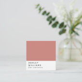 テラモダンコタミニマルソーシャルメディア スクエア名刺 (スタンド正面)