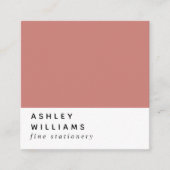 テラモダンコタミニマルソーシャルメディア スクエア名刺 (正面)