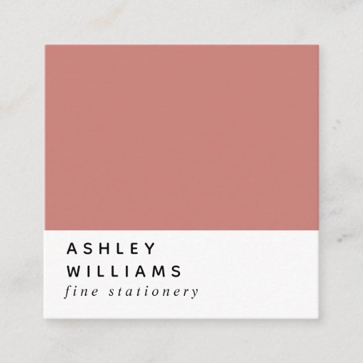 テラモダンコタミニマルソーシャルメディア スクエア名刺 (正面)